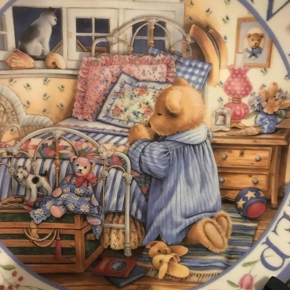 “Now I Lay Me Down to Sleep” Decorative Plate - Picture 2 of 3